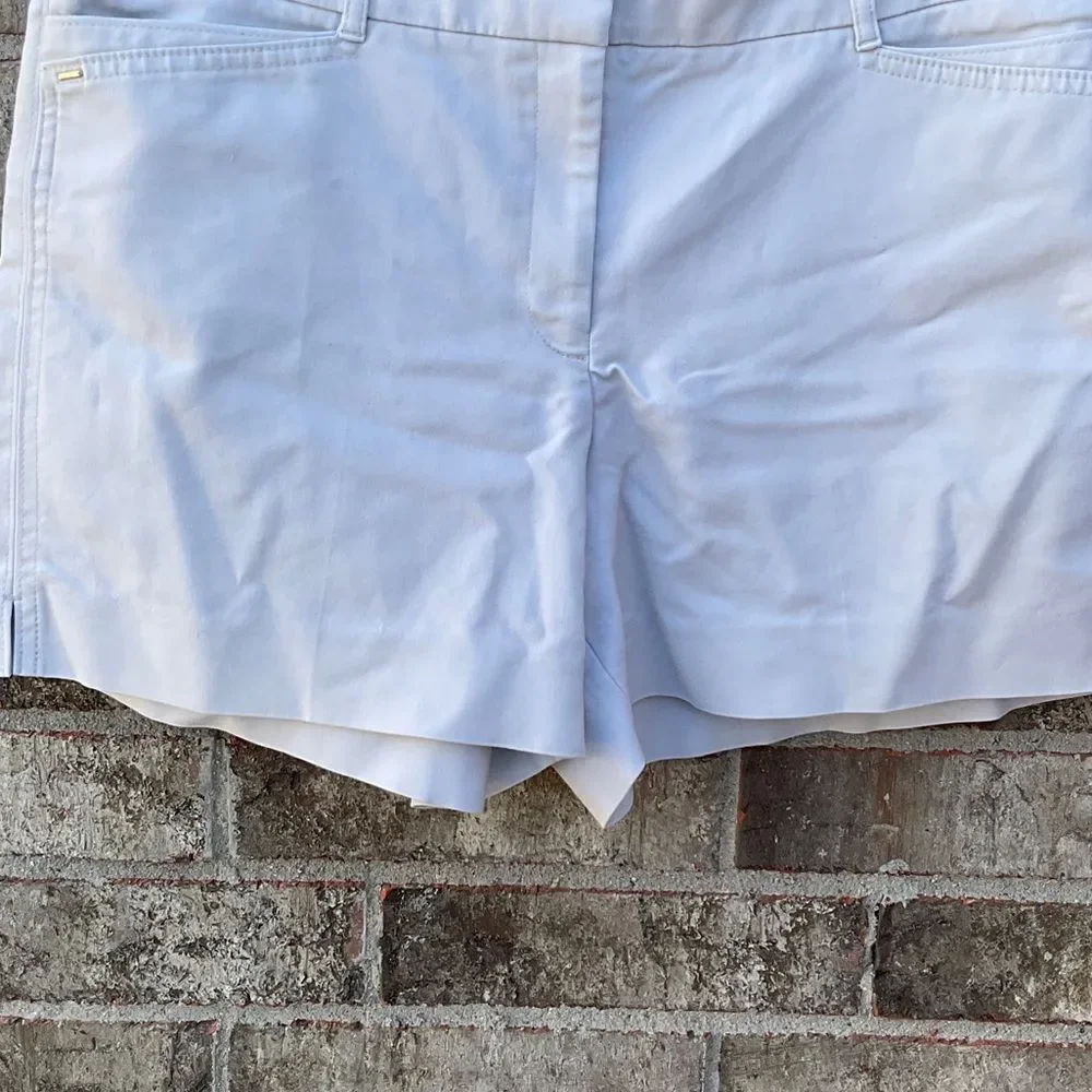 Take 50% OFF- White House Black Market Women's Light Gray Shorts, Size-14